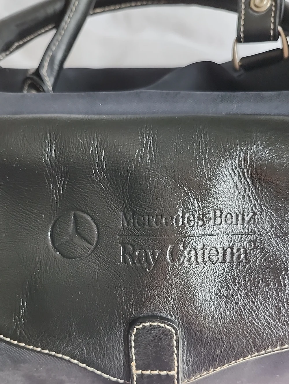 Bellino Made Mercedes-Benz Embossed New Weekender Duffel Shoulder Bag, $95